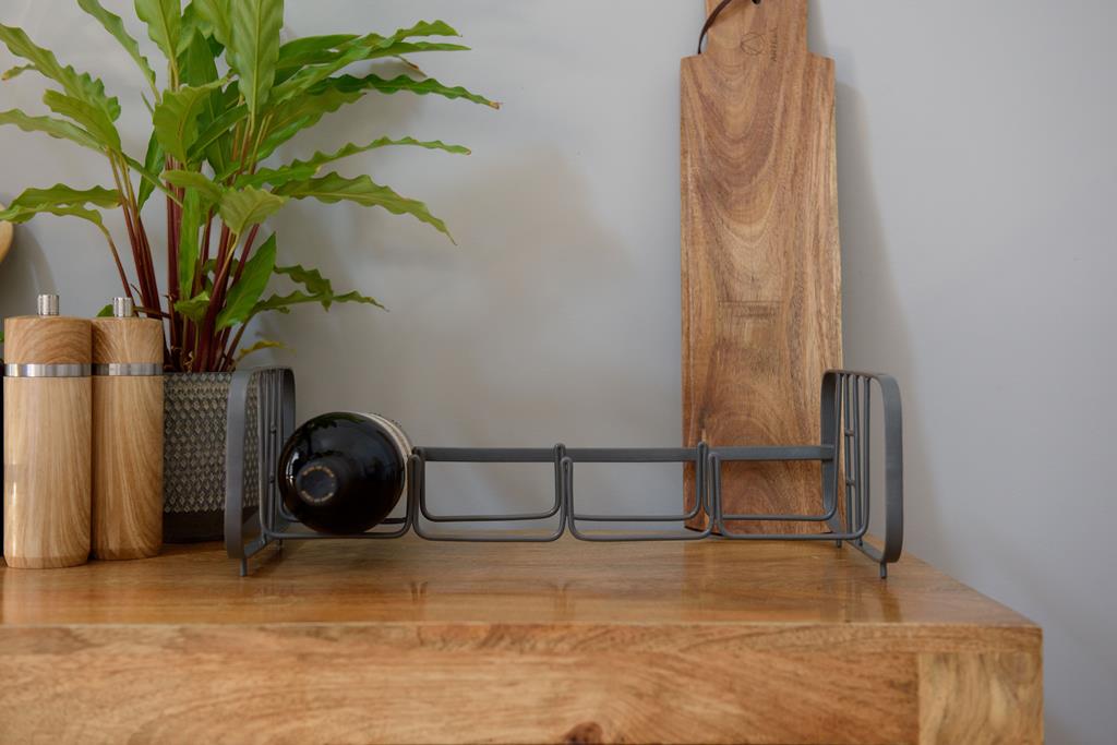 Living Nostalgia Stackable Wine Rack for 4 Bottles