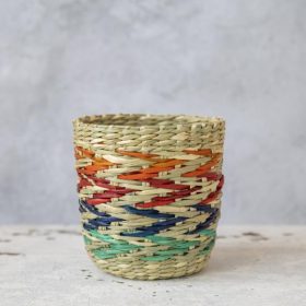 KitchenCraft Set of 2 Seagrass Planters – Rainbow