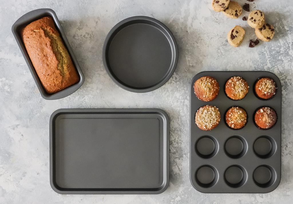 KitchenCraft 4-Piece Carbon Steel Non-Stick Bakeware Set