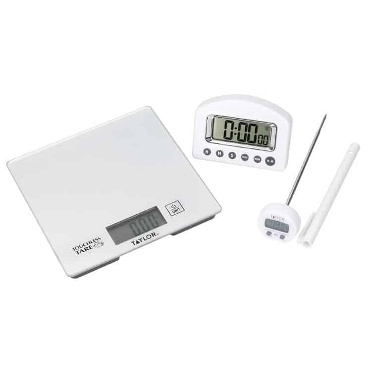 Taylor Pro Kitchen Scales, Timer & Thermometer Set