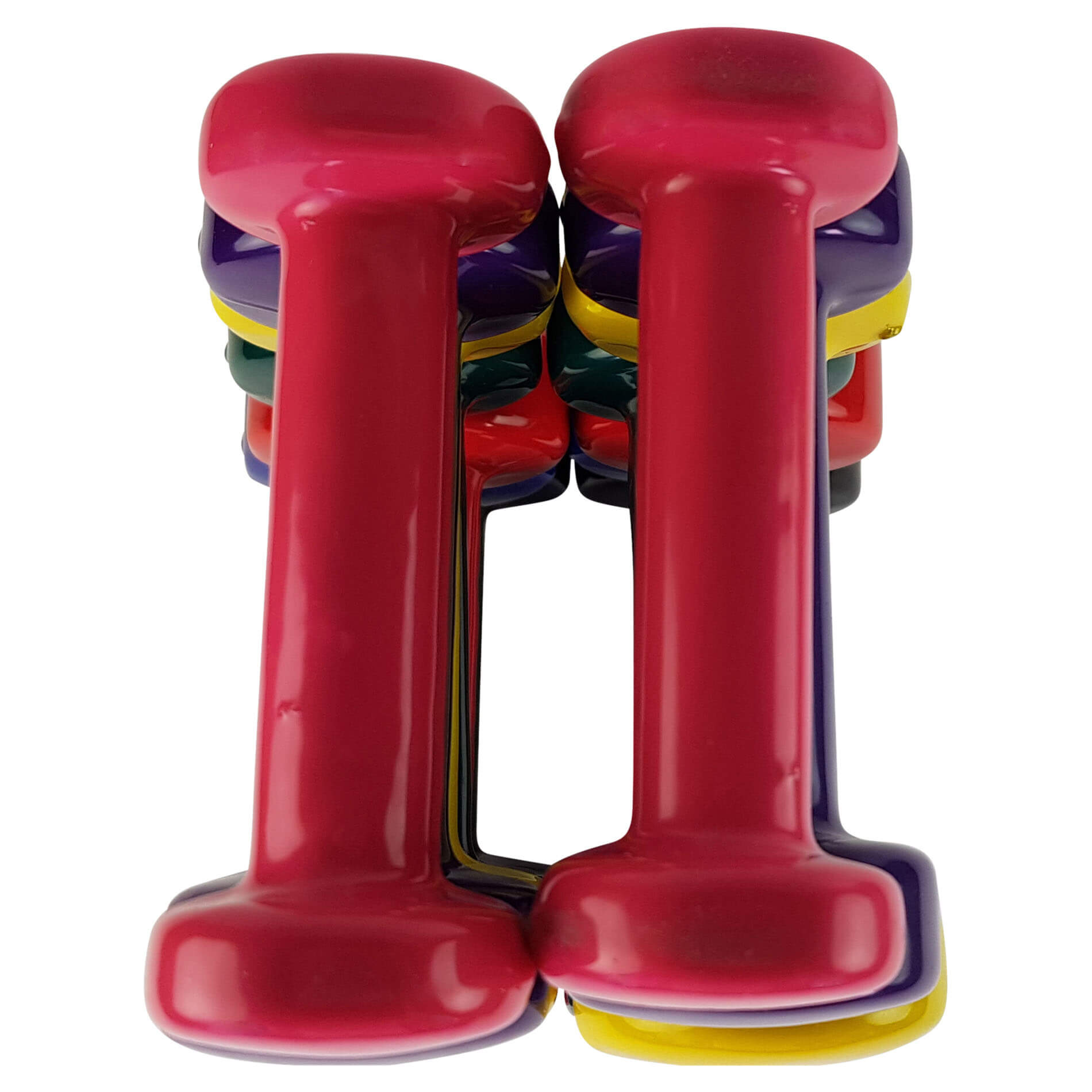 Tunturi Vinyl Dumbbells 0.5kg, Pink, Pair - Image 6