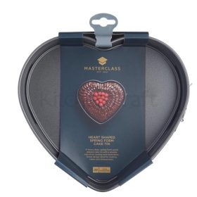 MasterClass Non-Stick Spring Form Heart Shape Cake Tin