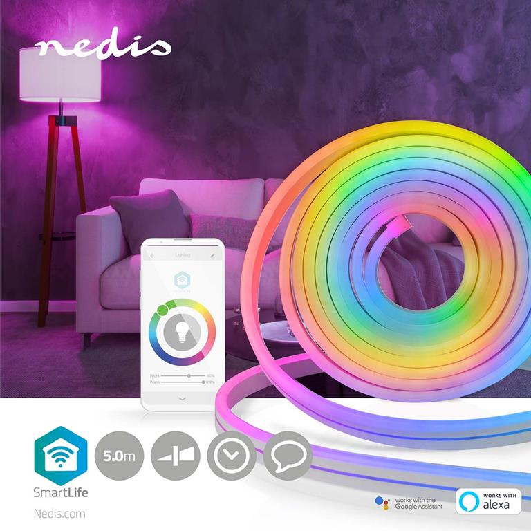 Nedis WiFi Smartlife Full Colour LED Strip 5m.