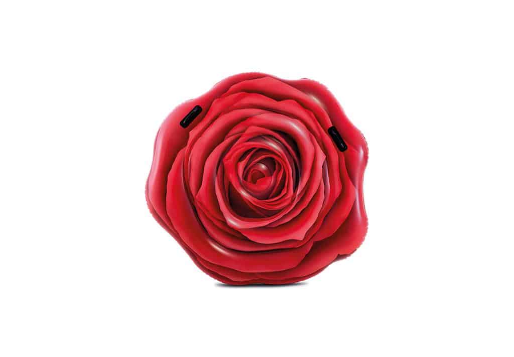 Intex Inflatable Airbed Red Rose 127x132cm