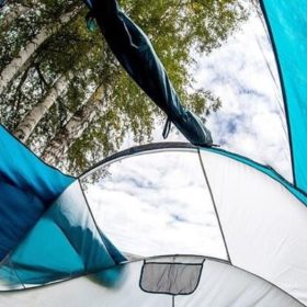 Coleman Galiano 4 Blue Pop-Up Tent