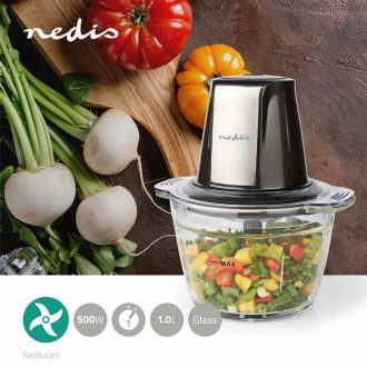 12362_1_Nedis_Food_Chopper_-_500W_Black__Silver