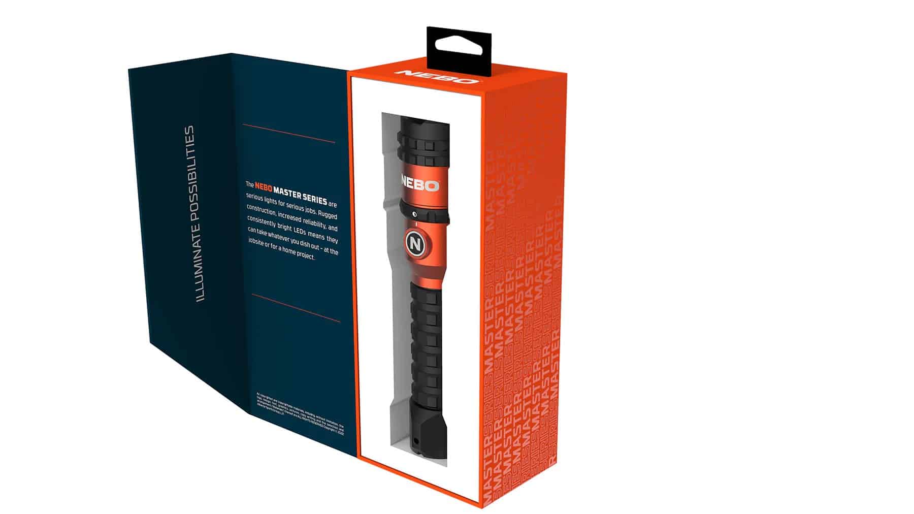 NEBO Master Series FL3000 Rugged Rechargeable Flashlight