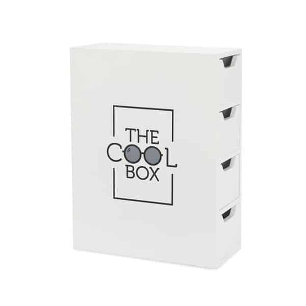 Balvi Sunglasses Organizer The Cool Box - White