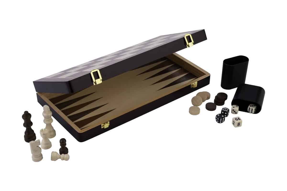 50007_1_Longfield_Folding_Chess/Backgammon_Set_38.5x38.5cm_Ash_Wood