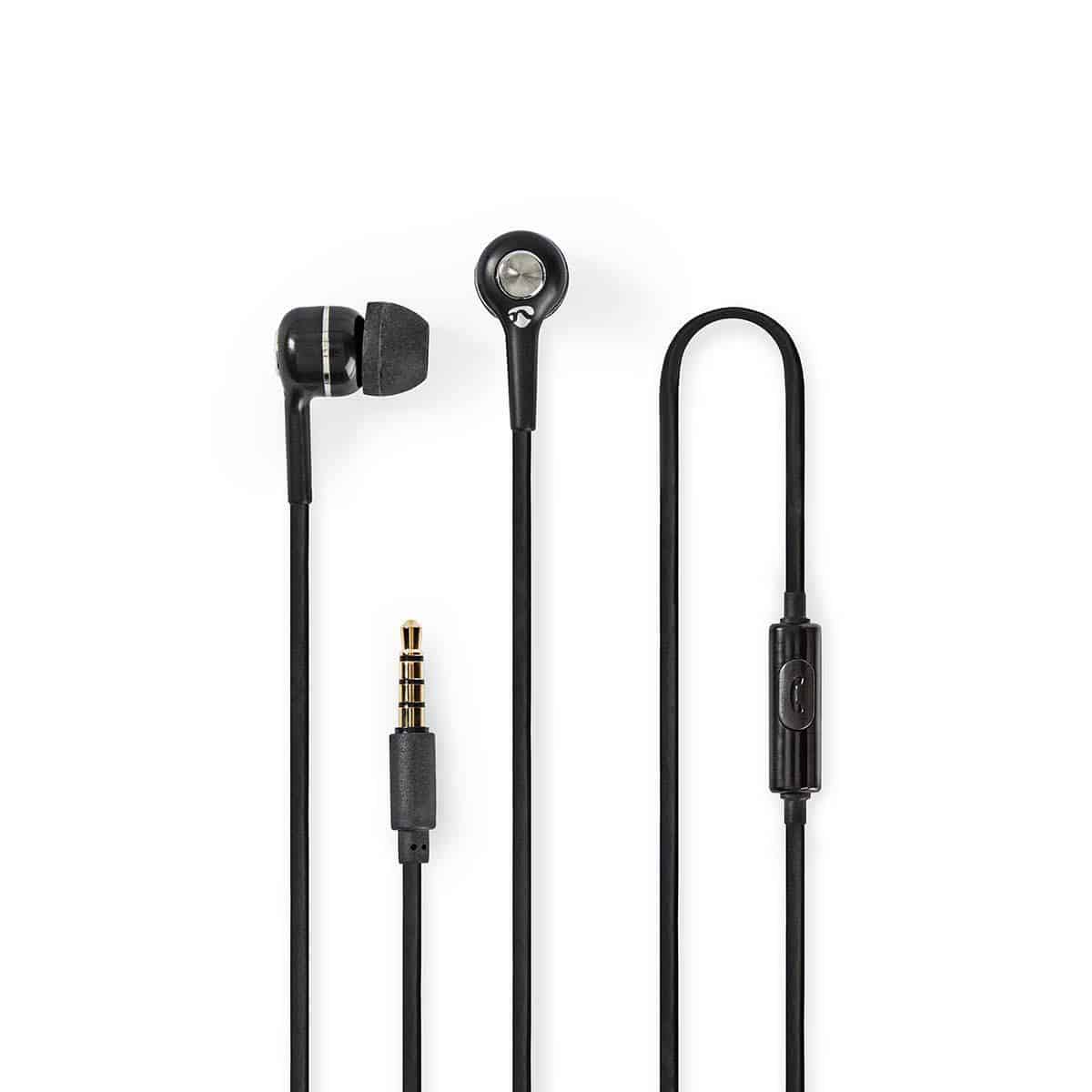 11025BL_1_Nedis_Wired_Earphones_Built-in_Microphone_3.5mm_Black