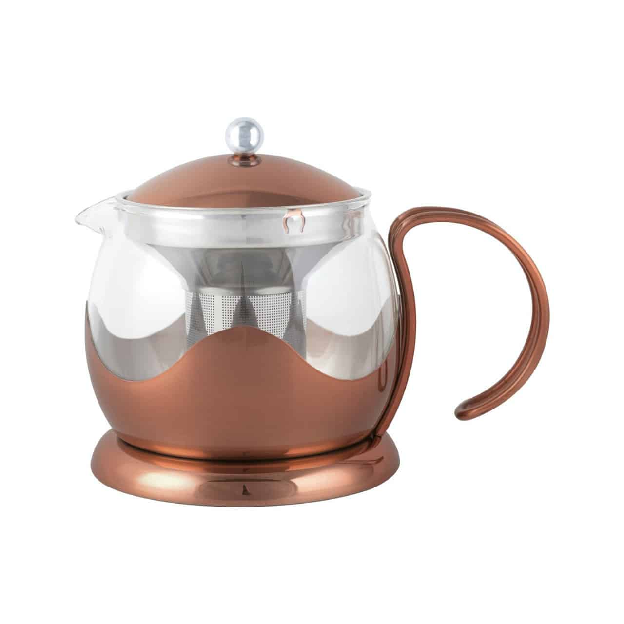 La Cafetière Izmir Glass Tea Infuser - 4-Cup - Copper