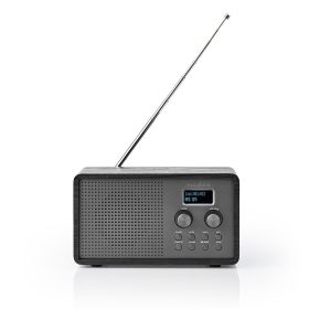 Nedis DAB+ / FM Radio Rechargeable Black