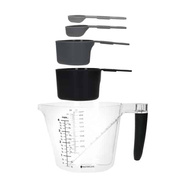 MasterClass Smart Space Measuring Spoon, Cup & Jug Set 5pcs.