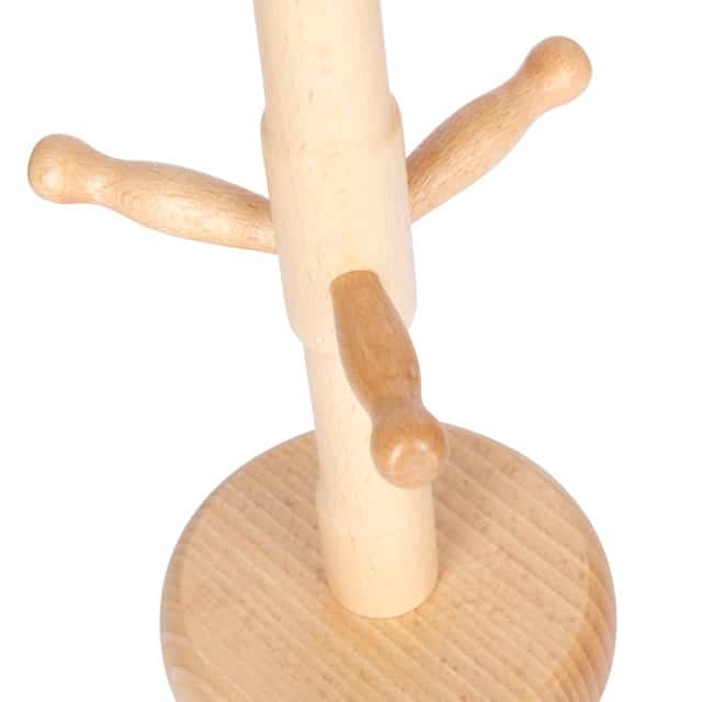 KitchenCraft Beech Wood Mug Tree