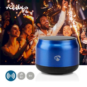 Nedis Bluetooth® Speaker 5W Linkable - Blue