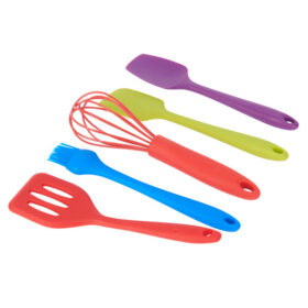 Colourworks Mini Silicone Utensils Set - 5pcs.