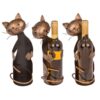 Out of the Blue Metal Bottle Holder Curious Cat