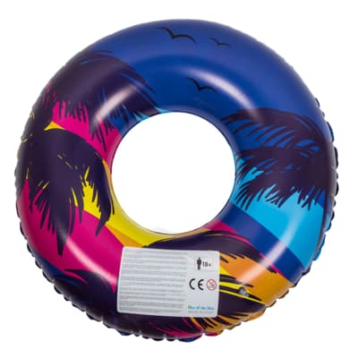Out of the Blue Inflatable Swim Ring Palm Trees