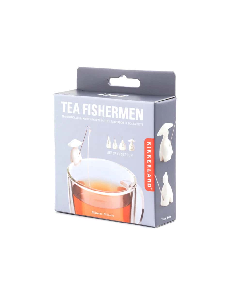 Kikkerland Tea Holder Fisherman Set - 4pcs.