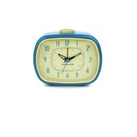 Kikkerland Retro Alarm Clock - Blue