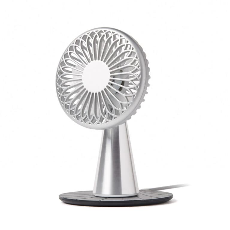 Lexon Design WINO Mini Portable Wireless Fan - Titanium