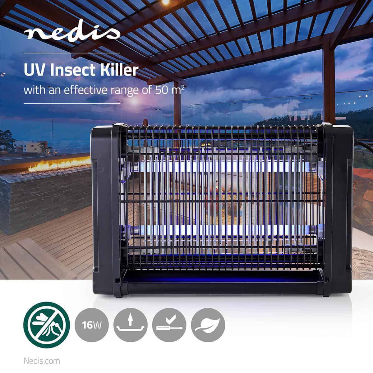 Nedis Mosquito Stop Light Trap 16W - 50m2 - Image 4
