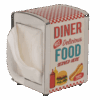 Retro American Dinner Napkin Holder