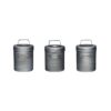 Industrial Kitchen Canisters Vintage Style Metal – Set 3pcs
