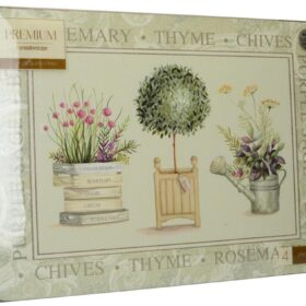 Creative Tops Large Premium Placemats Set -Topiary