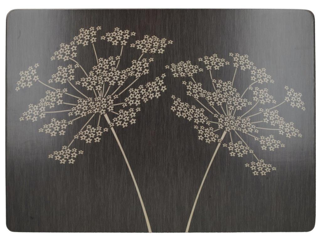 Creative Tops Large Premium Placemats Set – Silhouette