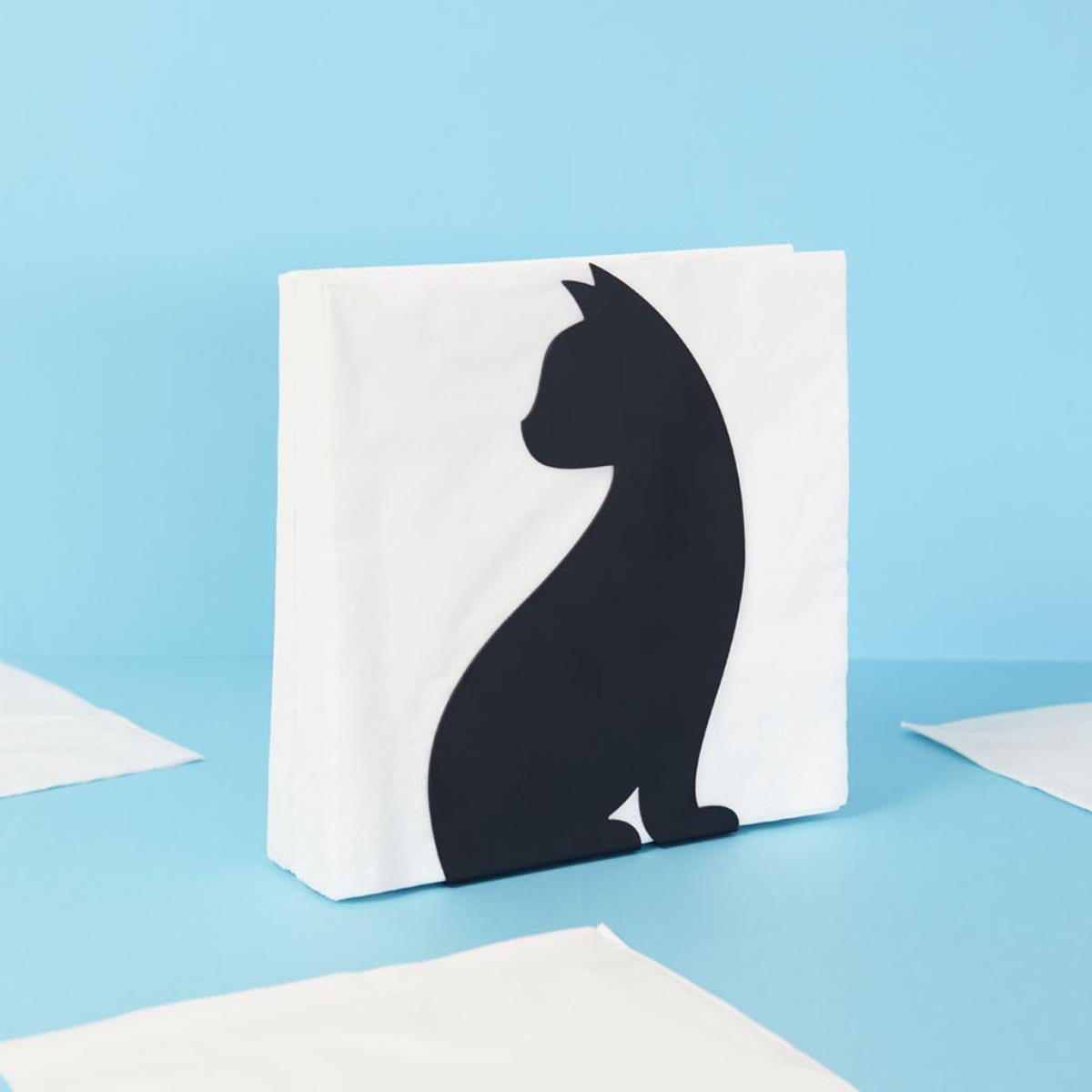 Balvi Napkin Holder Feline - Black - Image 7