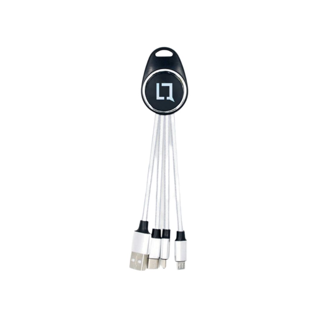 Liquno Nissi Shining Keyring with 3in1 Data Cable - Image 2