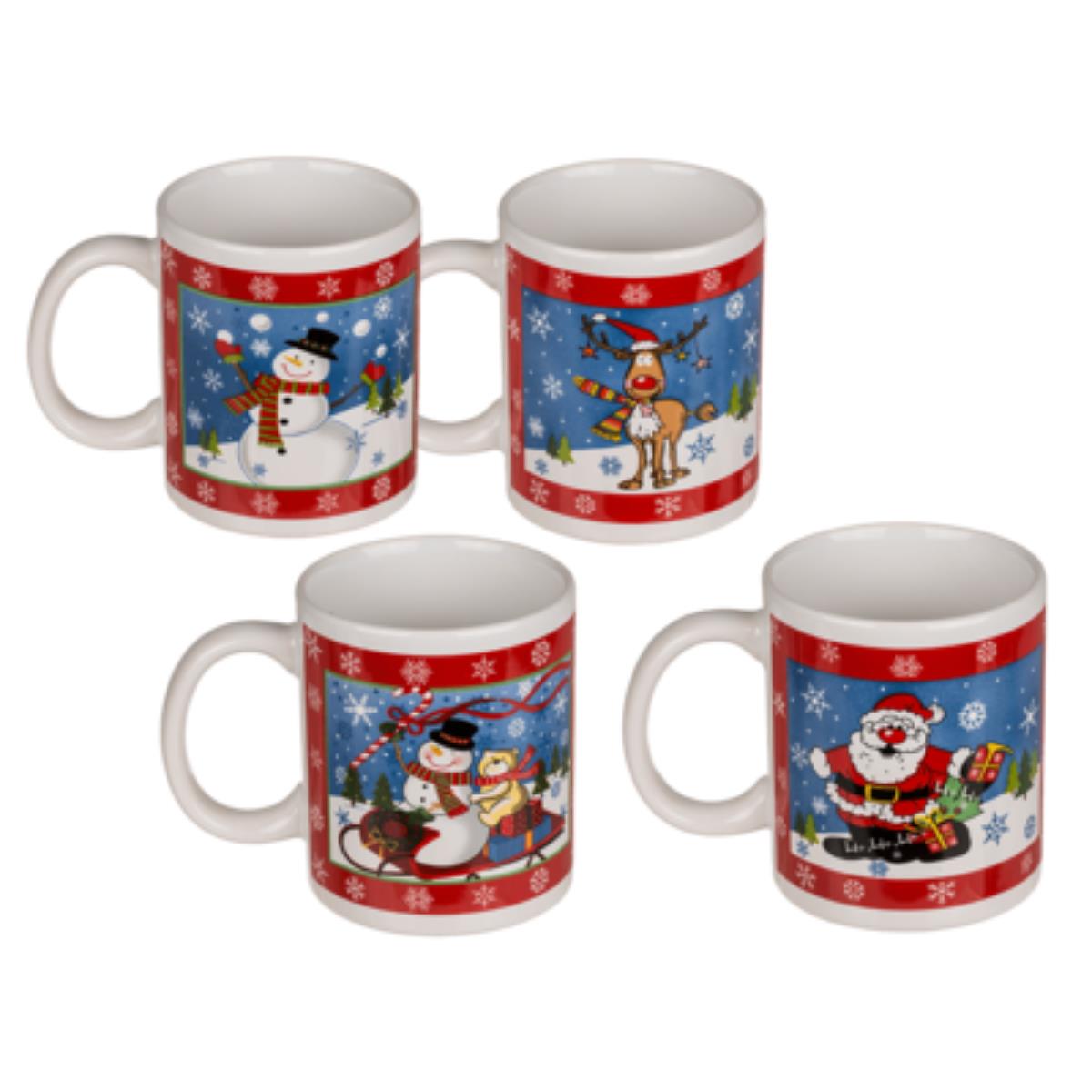 Out of the Blue Christmas Mug Red/Blue - Santa Claus - Image 2