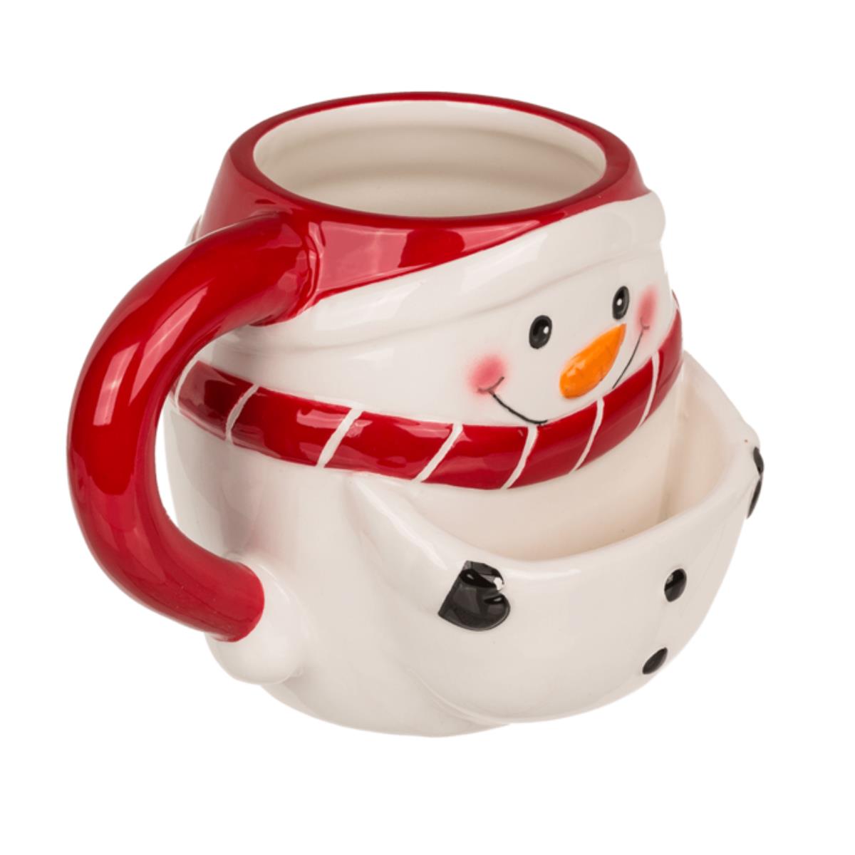 Out of the Blue Christmas Mug Coockie Cuddler - Snowman - Image 2
