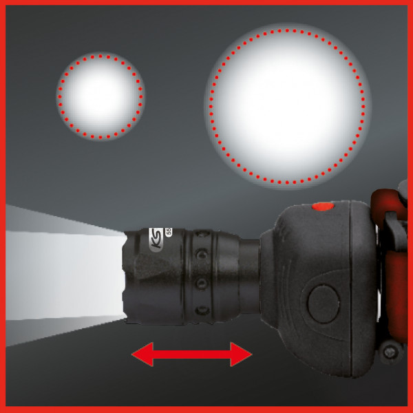 KS Tools Perfect LED Headlamp with focus 140lm - Image 8