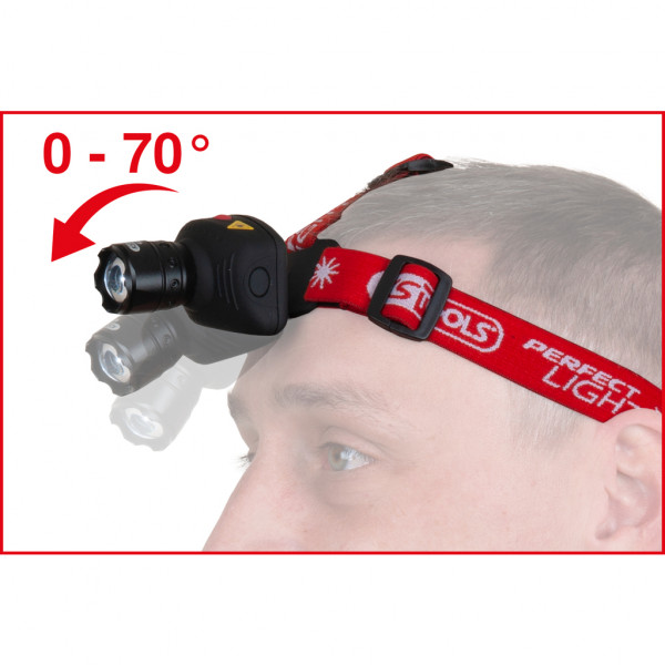 KS Tools Perfect LED Headlamp with focus 140lm - Image 4