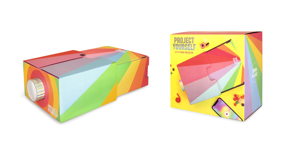 Luckies Project Yourself Phone Projector - Rainbow - Image 2