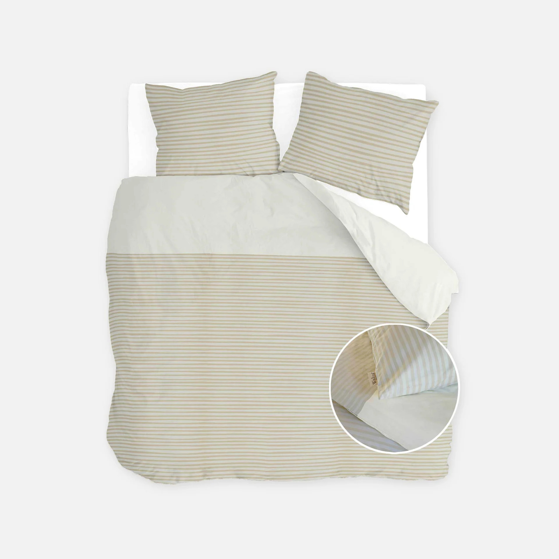 Walra Duvet Cover Remade Blurred Feelings 200x220cm - Sand