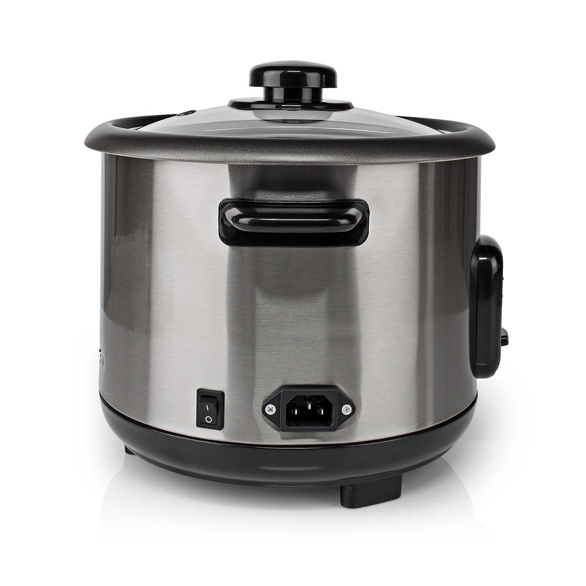 Nedis Rice Cooker 1.5L | 500W - Stainless Steel - Image 3