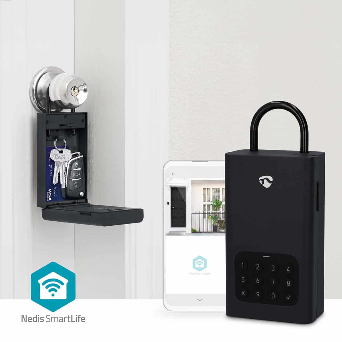 Nedis SmartLife Key Box | Safe | Outdoor | IPX5