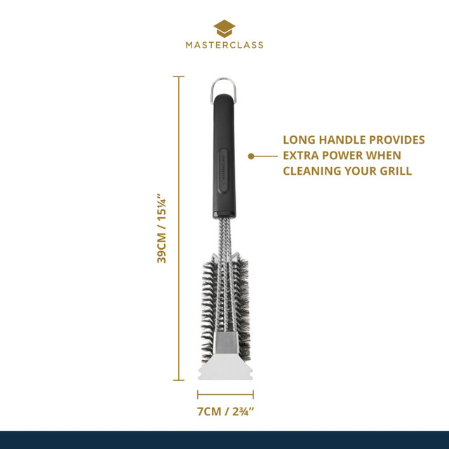 MasterClass BBQ Bristle Spiral Grill Brush - Image 4