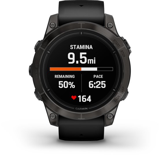 Garmin epix™ Pro Sapphire Edition 47mm | Carbon Grey | Black