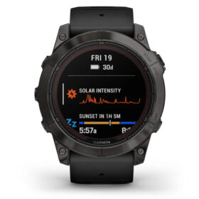 Garmin Fenix® 7X Pro Sapphire Solar | Carbon Grey | Black