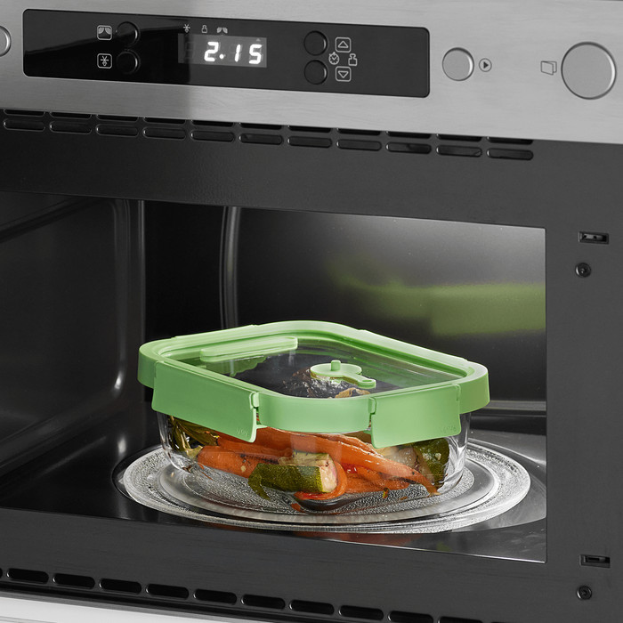 Lékué Versatile Square Glass Container Set - 3pcs.