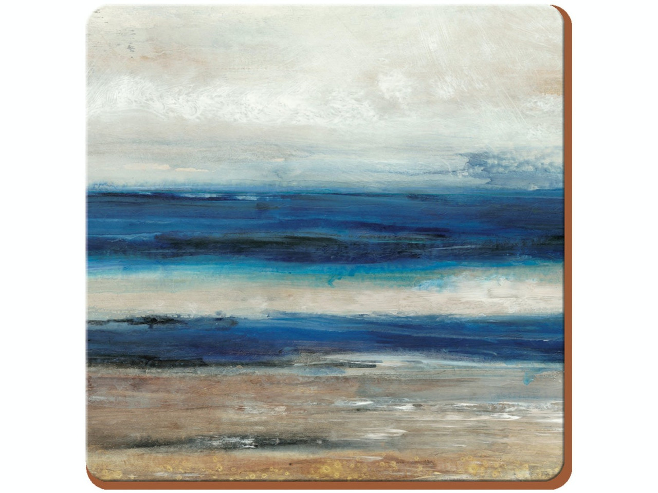 Creative Tops Premium Coasters Set 6pcs. - Blue Abstract