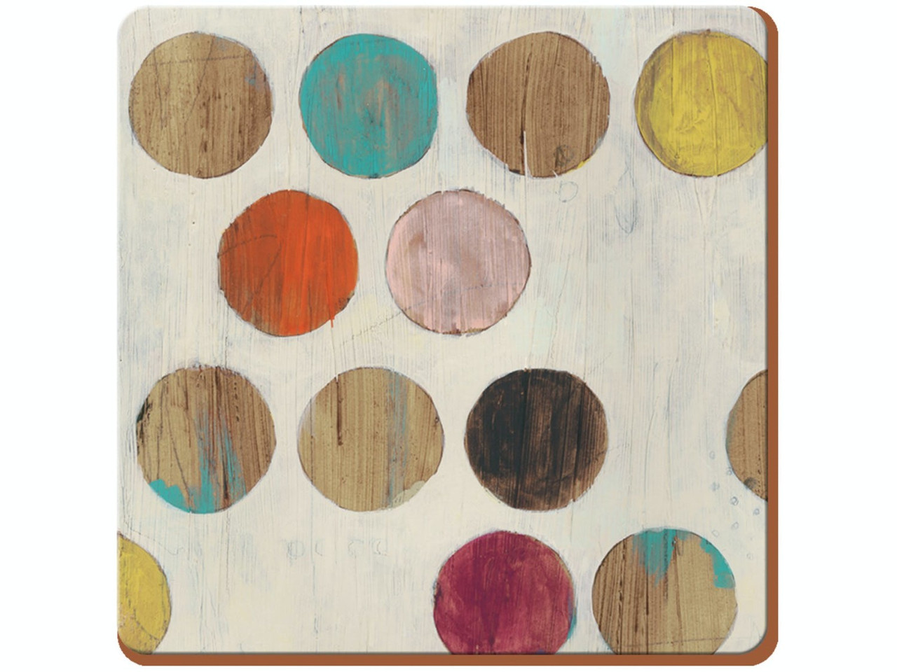 Creative Tops Premium Coasters Set 6pcs. - Retro Spot
