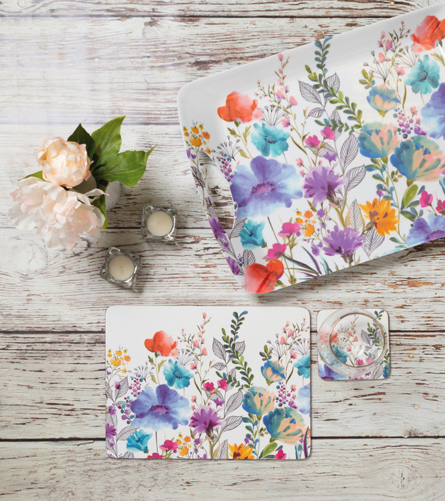 Creative Tops Premium Coasters Set 6pcs. - Meadow Floral