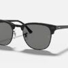 Ray-Ban Clubmaster Marble | Black/Grey | Size L