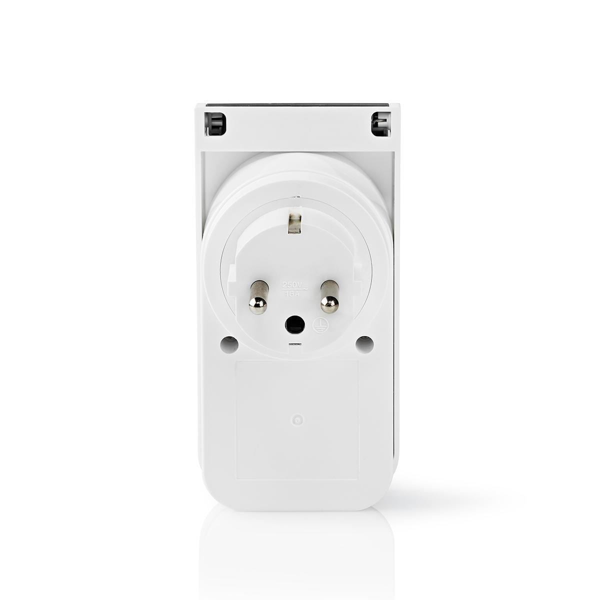 Nedis WiFi Smart Plug | Type F | 3680W | 16A | IP44