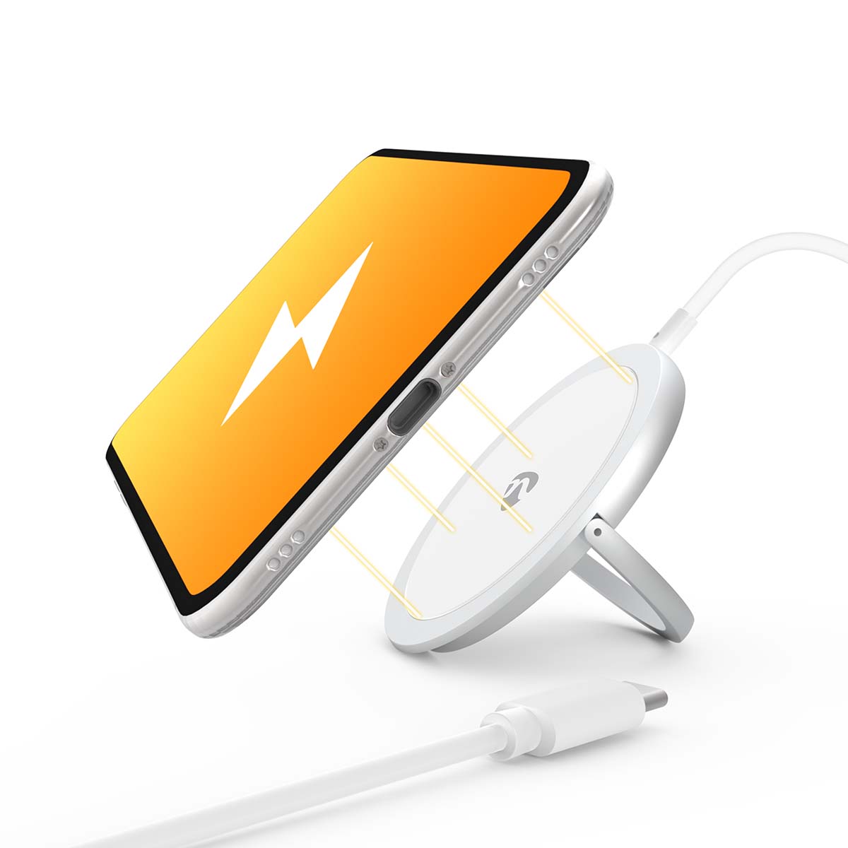 Nedis Wireless Charger Stand | up to 15W / 2A | USB Type-C™